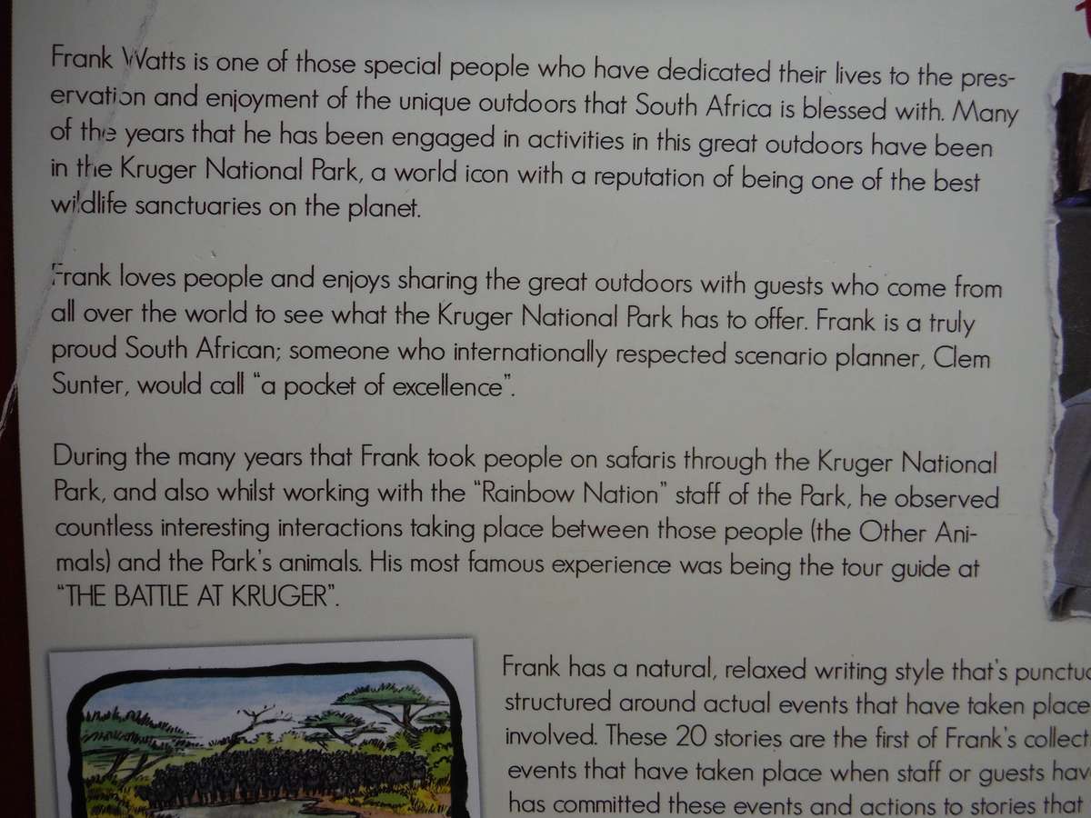 The Other Animals of the Kruger National Park - Softcover - Frank Watts