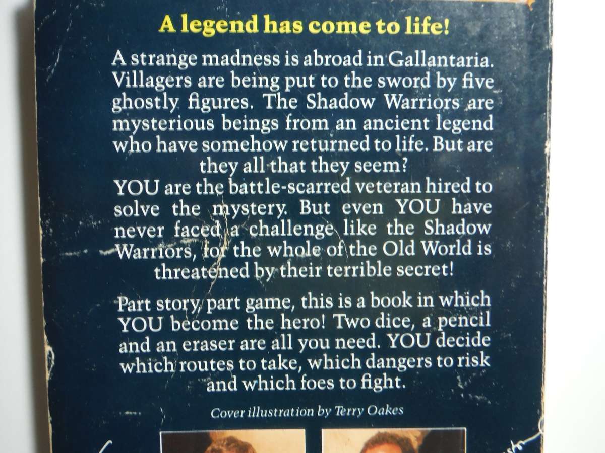 Fighting Fantasy Gamebook #44 : Legend of the Shadow Warriors - Paperback