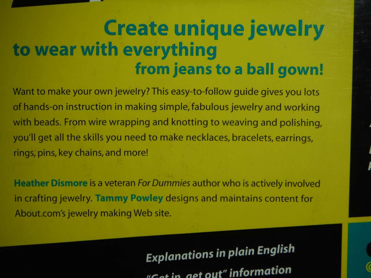 Jewelry Making and Beading for Dummies - Softcover - Heather Dismore