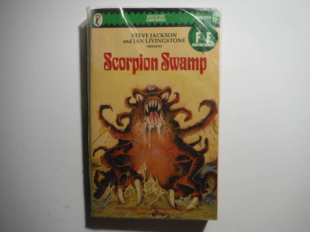 Adventure Gamebooks #8 : Scorpion Swamp : Fighting Fantasy - Paperback - Steve Jackson