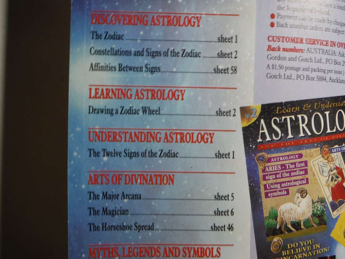 Learn & Understand Astrology : Issues 1-17 and Issues 31-34 with Binder
