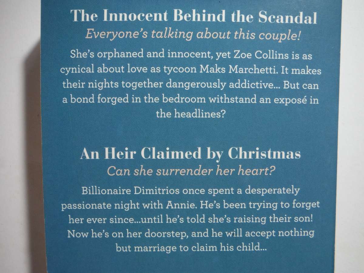 Mills & Boon 2 in 1 - Paperback - The Innocent Behind the Scandal and An Heir Claimed by Christmas