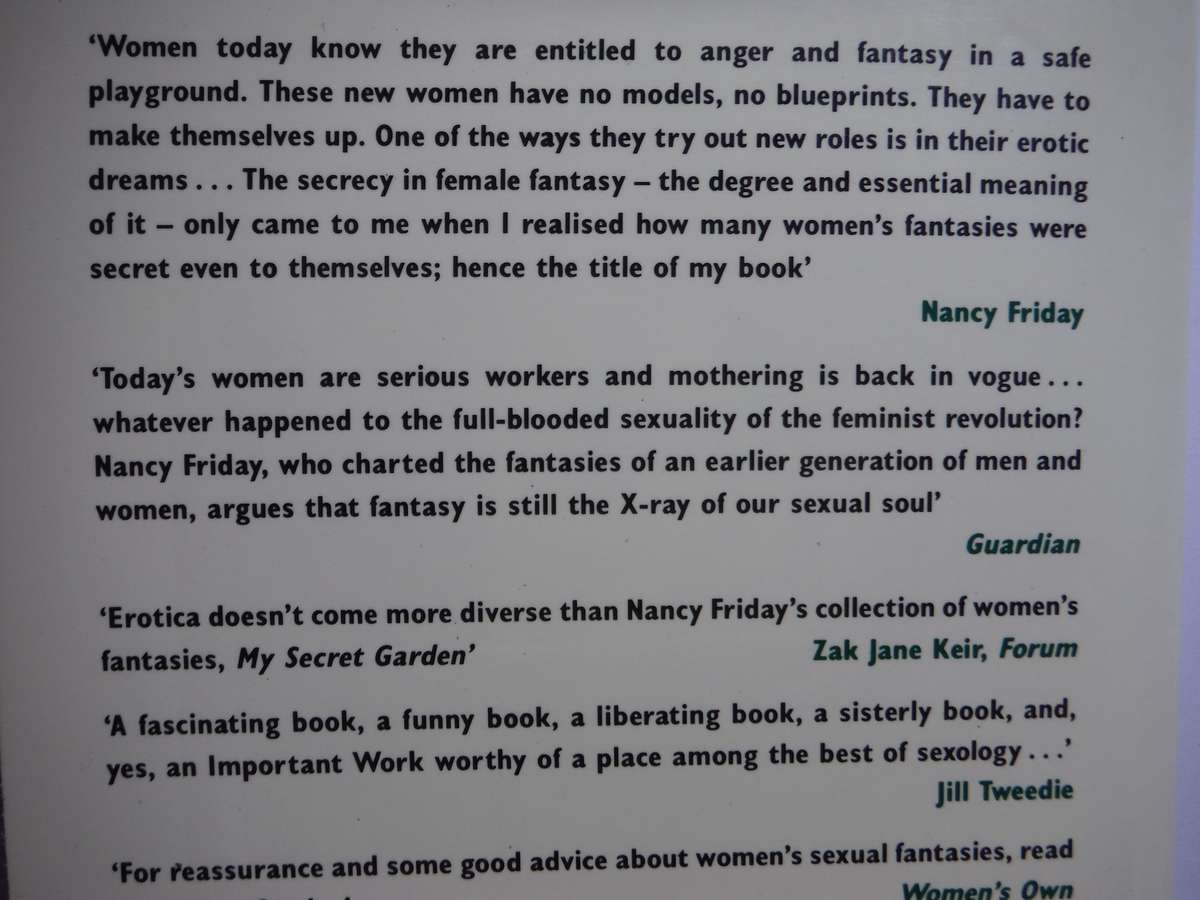 My Secret Garden : Women's Sexual Fantasies - Paperback - Nancy Friday