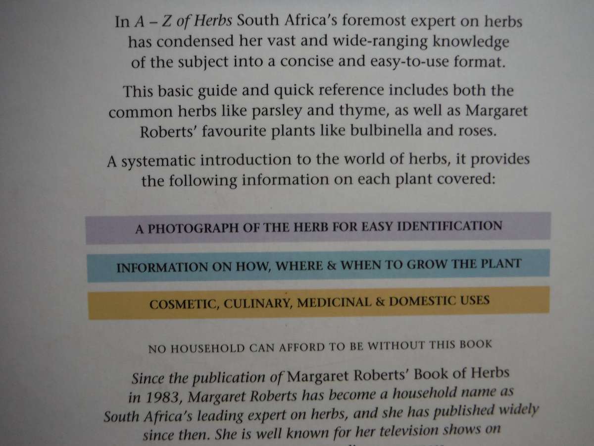 Margaret Roberts A-Z of Herbs - Hardcover