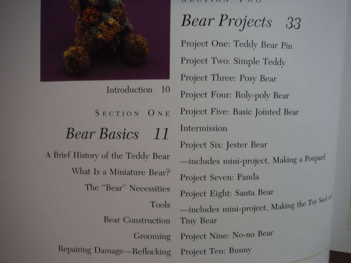 How to Make Enchanting Miniature Teddy Bears - Softcover - Debbie Kesling