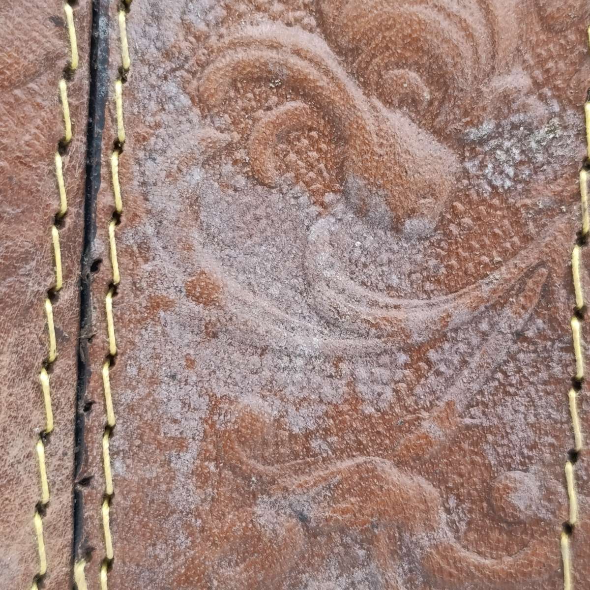 Vintage genuine leather handbag