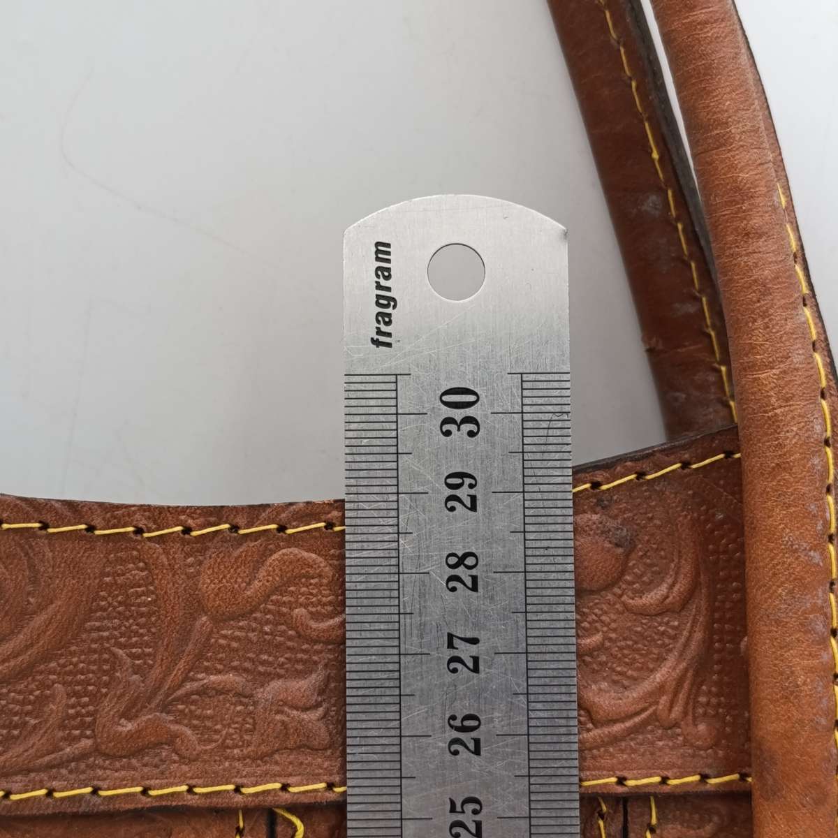 Vintage genuine leather handbag