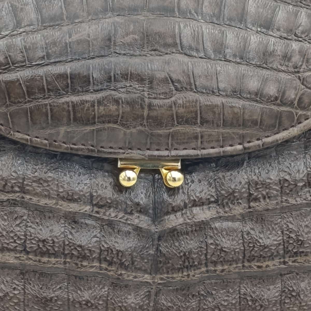 Cape Cobra vintage leather craft of distinction Cape Town dark brown wild crocodile handbag