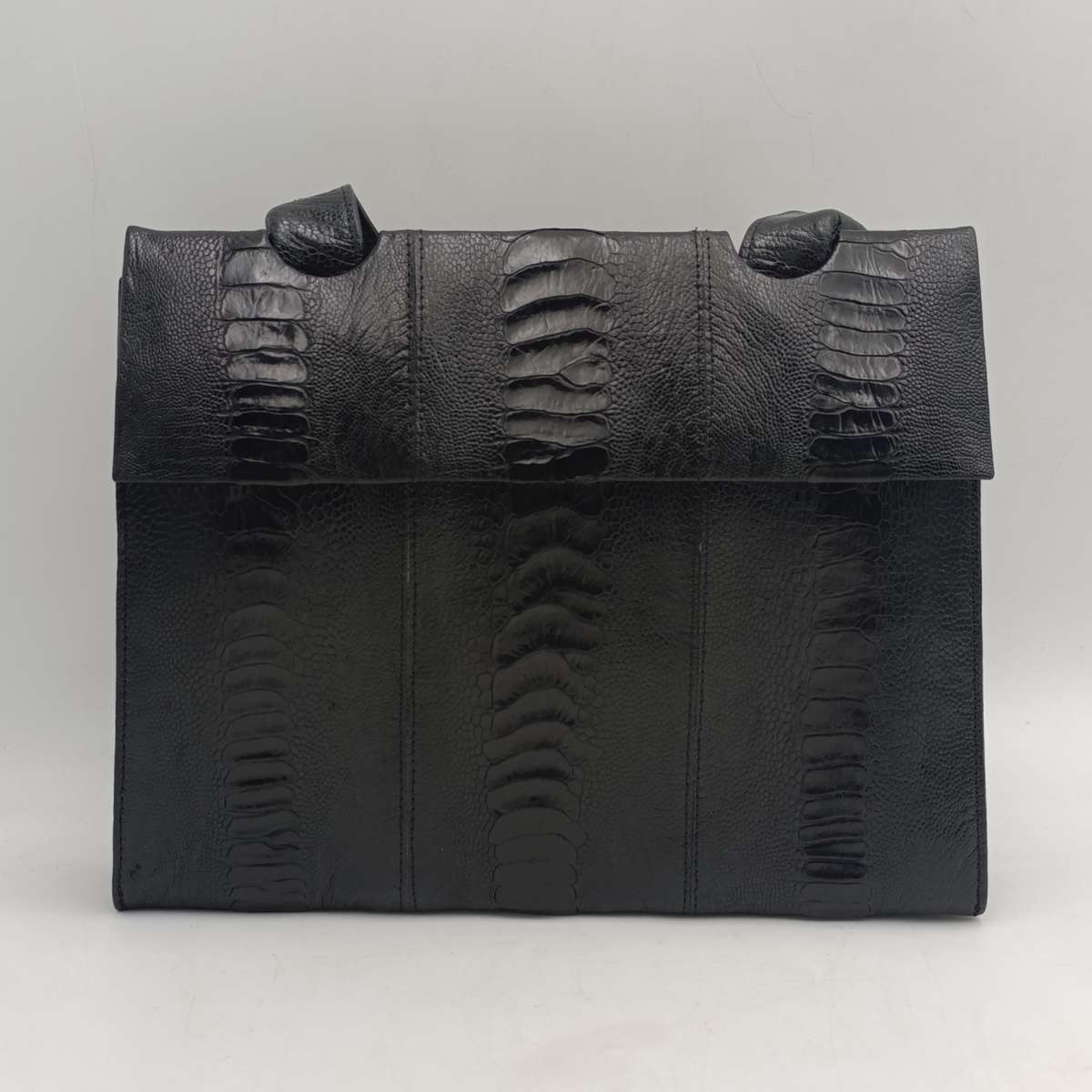 Cape cobra vintage leather craft of distinction Cape Town crocodile black leather handbag + purse