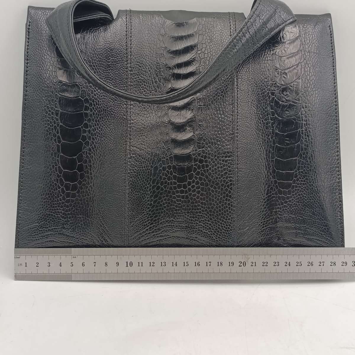 Cape cobra vintage leather craft of distinction Cape Town crocodile black leather handbag + purse