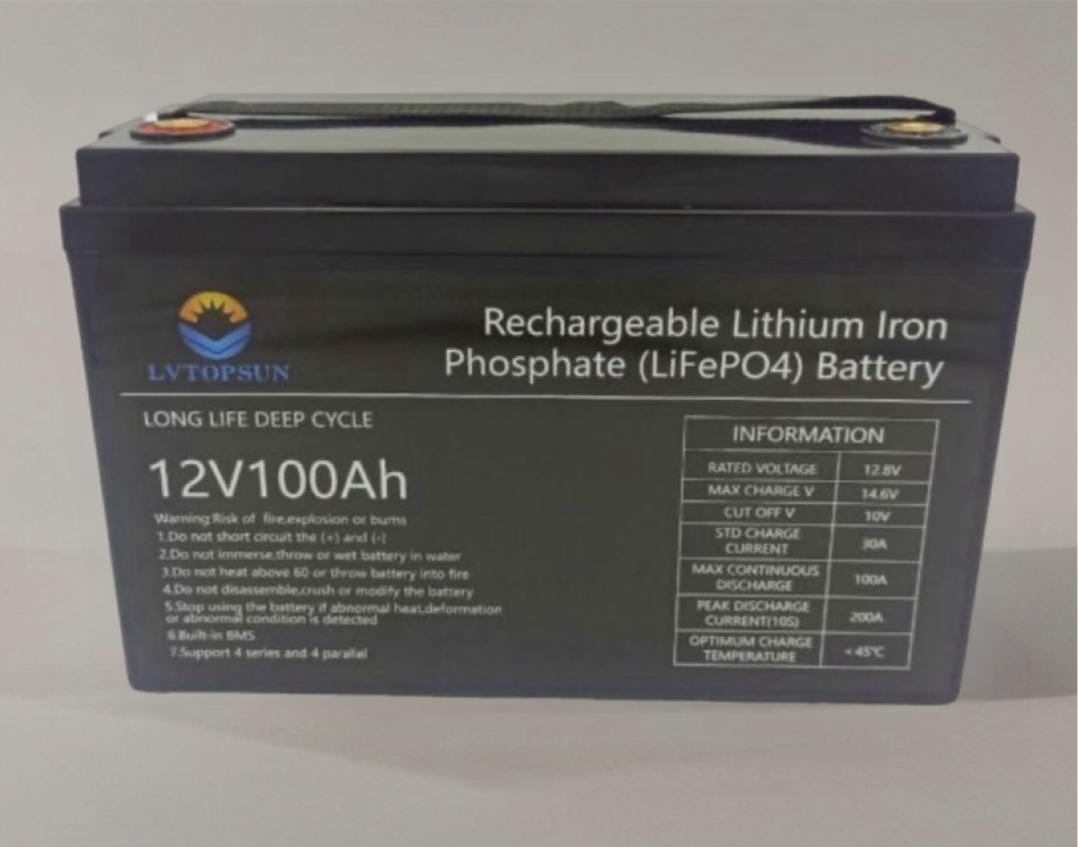 12V 100Ah LiFePO4 Lithium Battery