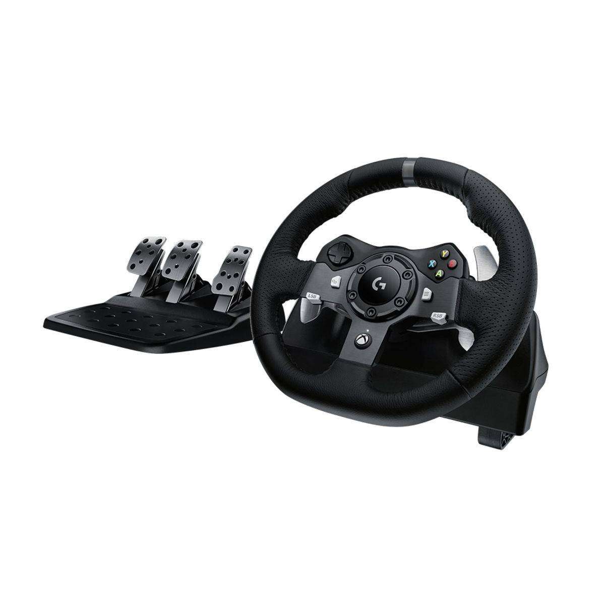 Logitech G920 Driving Force Racing Wheel and Floor Pedals,Force Feedback,PC
