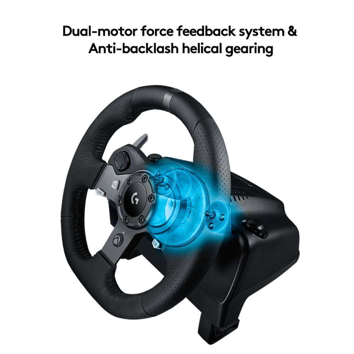 Logitech G920 Driving Force Racing Wheel and Floor Pedals,Force Feedback,PC