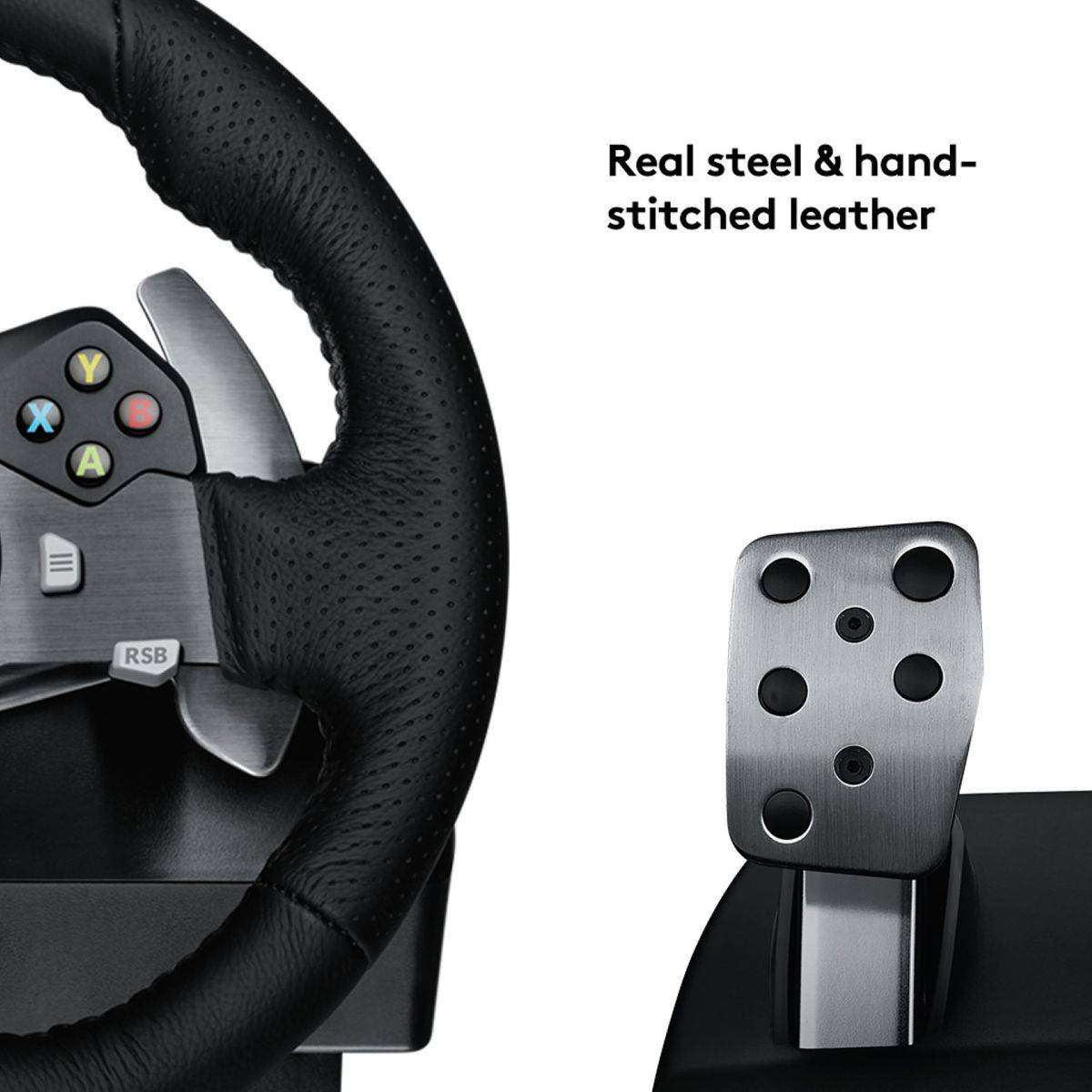 Logitech G920 Driving Force Racing Wheel and Floor Pedals,Force Feedback,PC