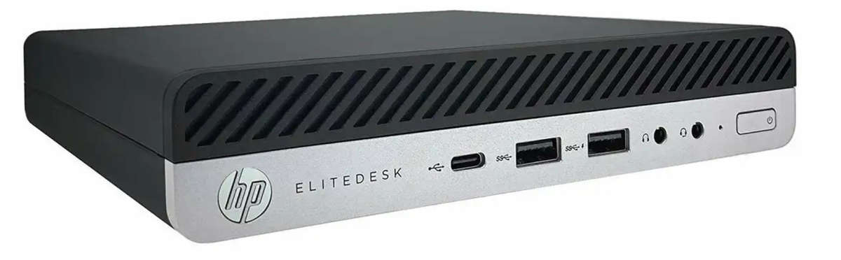 HP EliteDesk 800 G3 Mini-8Gb-256Gb Nvme & 1Tb Sata