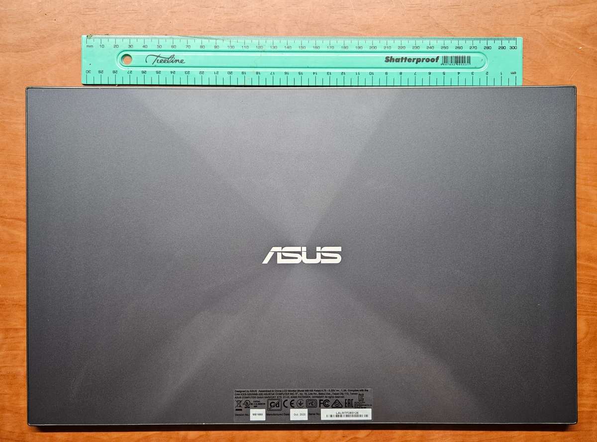 Asus MB168B USB 2nd screen for Laptop