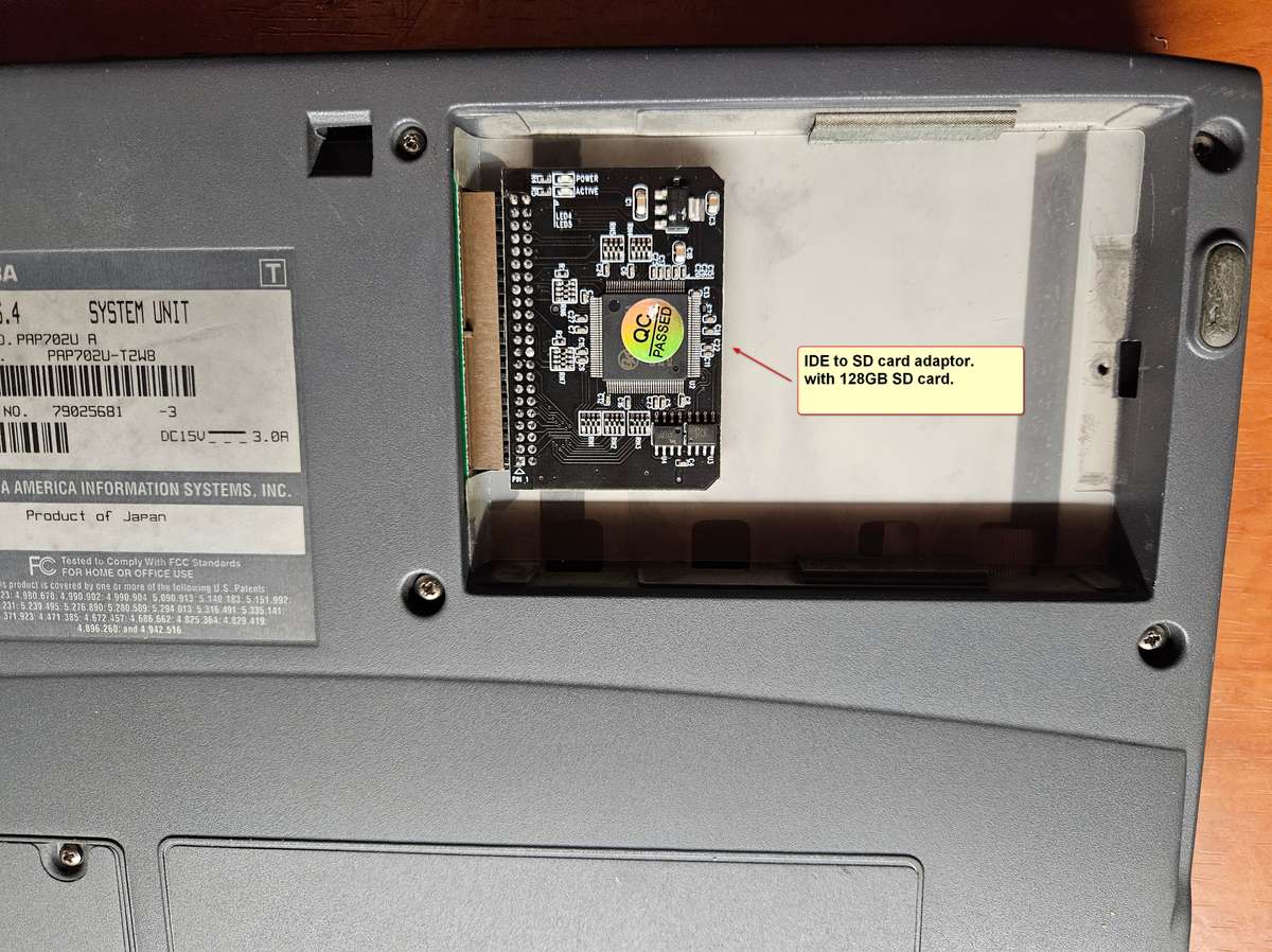 Vintage Pentium II Windows 98 latop. Toshiba Portege 7020CT