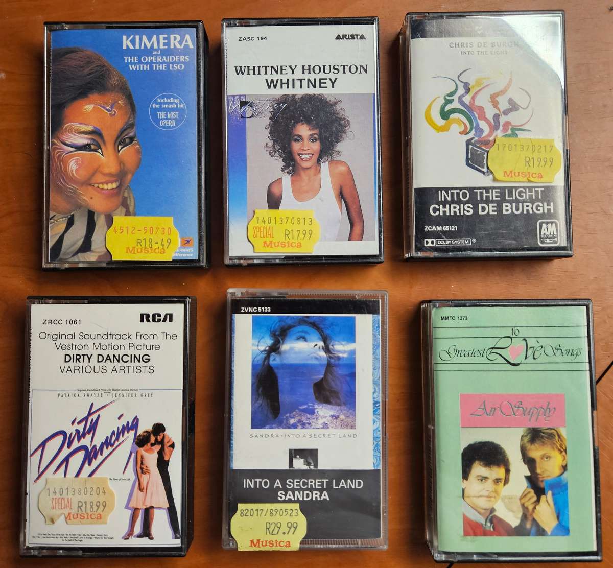 Music Cassette 15 mixed tapes in Cassette Case