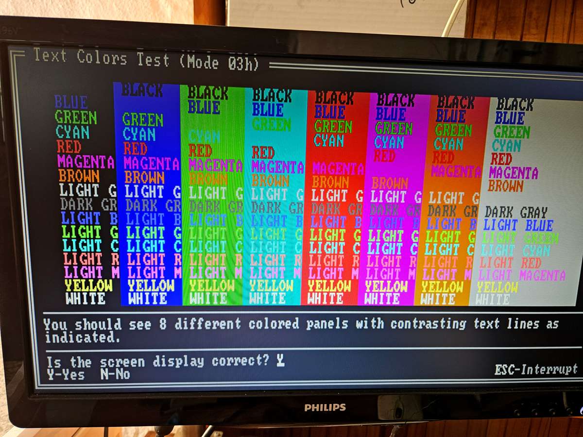 HMC  6311 8 bit ISA CGA/HERC Graphics card. (1992) & CGA/Herc to VGA converter