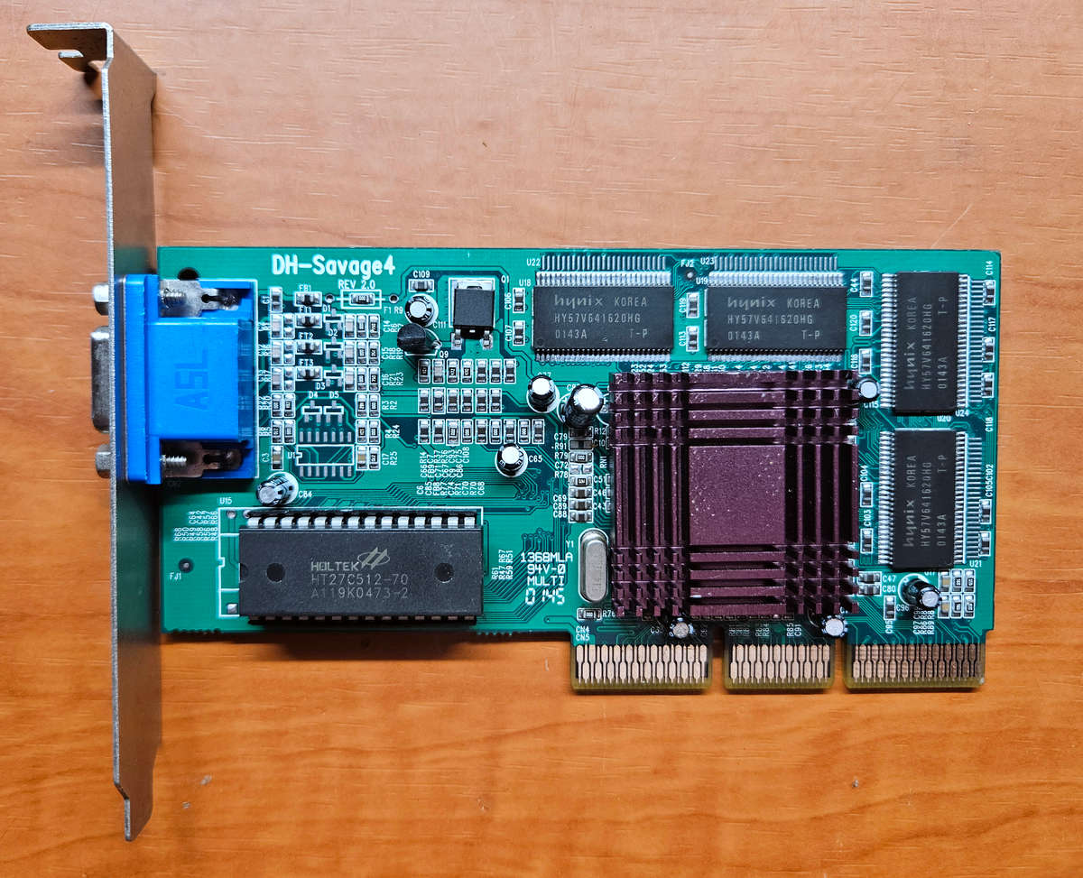 S3 Savage 4 Extreme 32Mb AGP X4 Graphics card (2001)