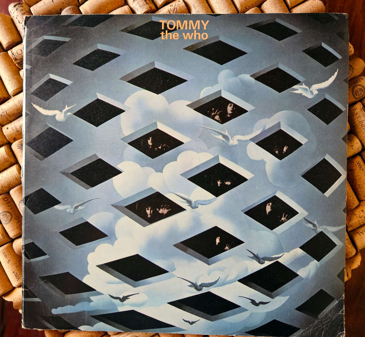 LP Vinyl record bundle 4 double albums.