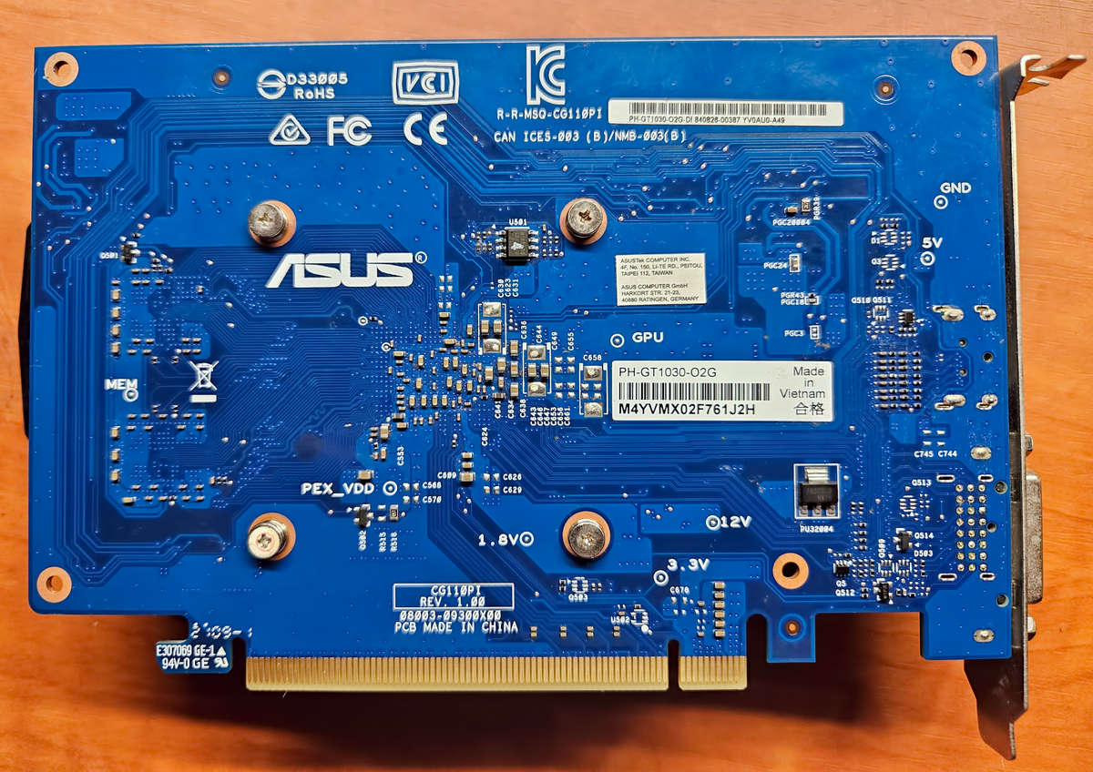 Asus GT1030 2Gb DDR5