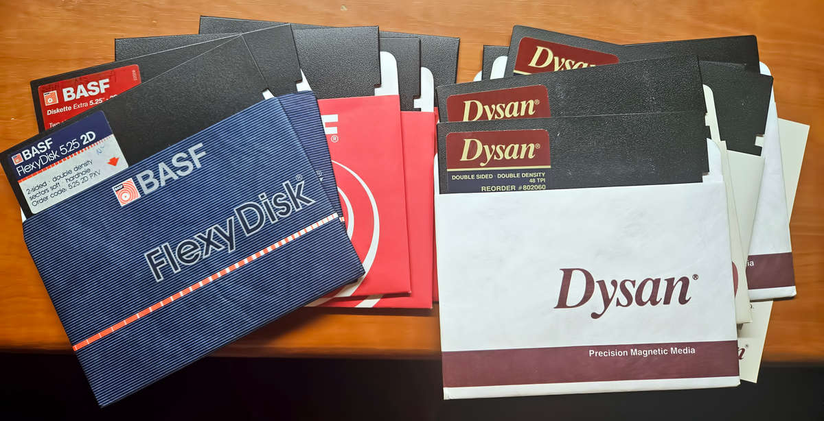 Box of 10 360K 5.25 Floppy disks