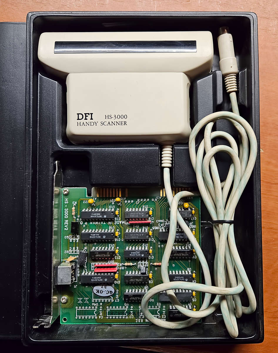 DFI HS-3000 Hand Scanner  for DOS (1989)