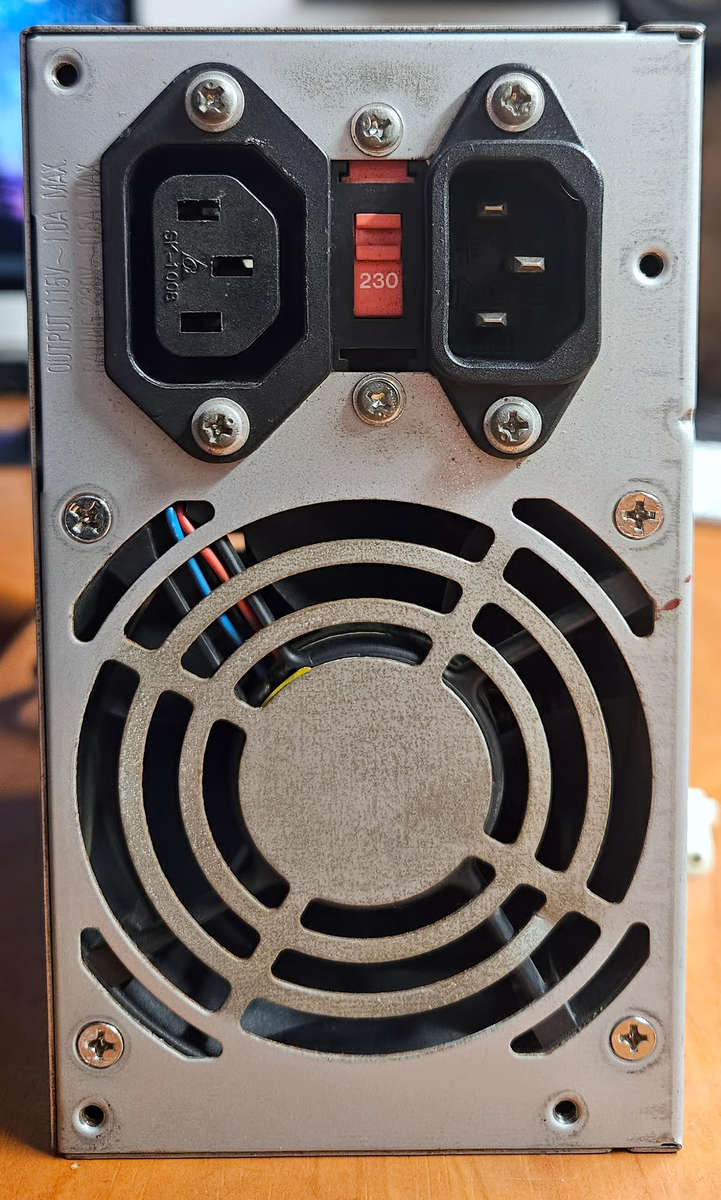 AT power supply 200W (1994) Final listing.