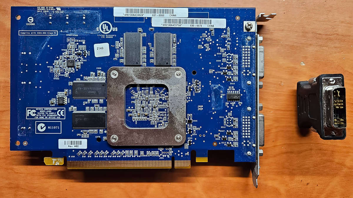 Nvidia Geforce 6600 256Mb Genuine Apple card.