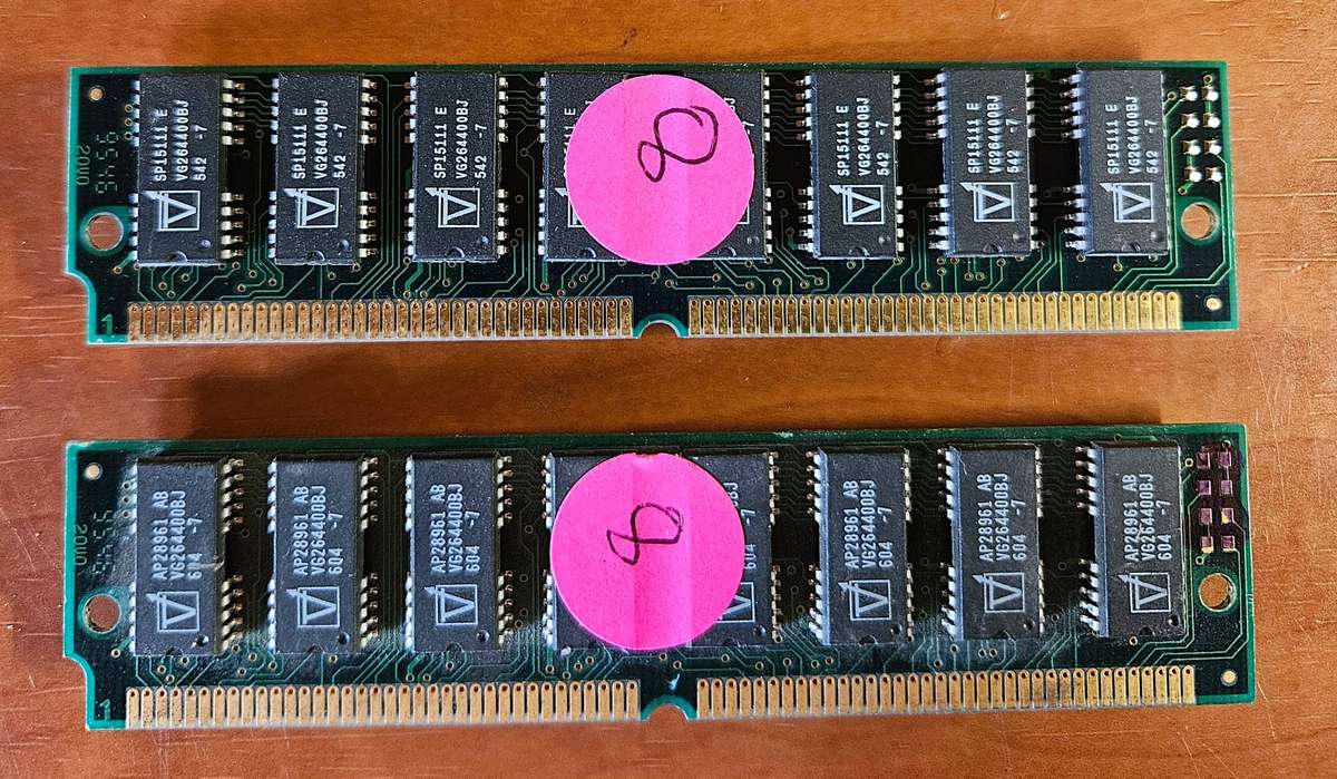 16Mb 72 Pin EDO RAM matched pair of 8Gb