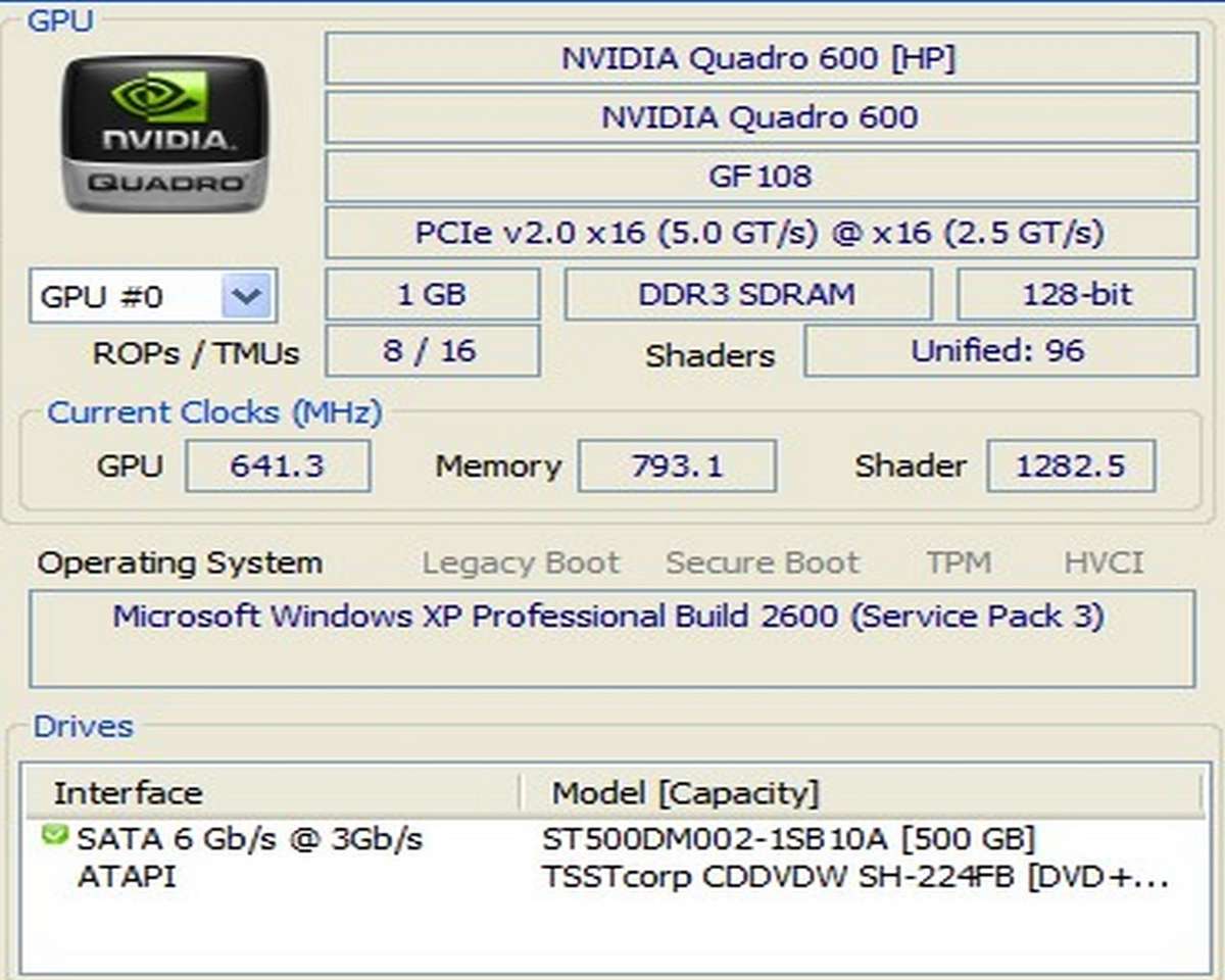 XP Gaming PC 2.5Ghz CPU - 2Gb RAM - 500Gb HDD -Nvdia Quadra