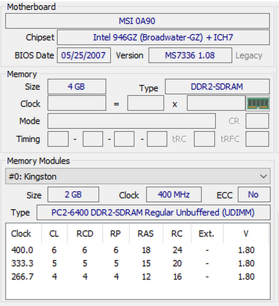 HP Desktop PC - Dualcore CPU-4Gb-2Tb-GT8400