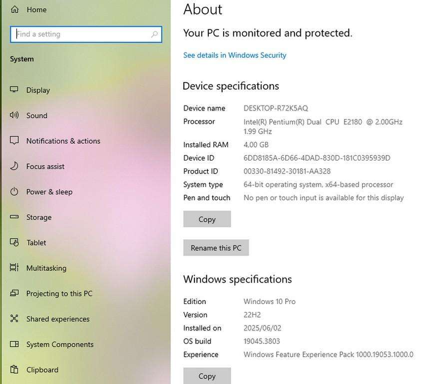 Dell Optiplex 745 - Windows 10- 4Gb RAM - 250Gb HDD- Radeon 7470, KB & Mouse