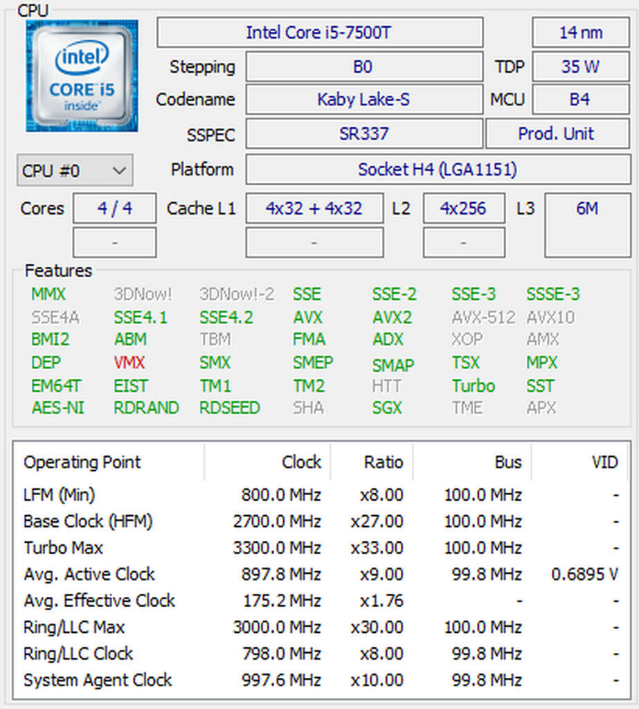 HP EliteDesk 800 G3 Mini-8Gb-256Gb Nvme & 1Tb Sata