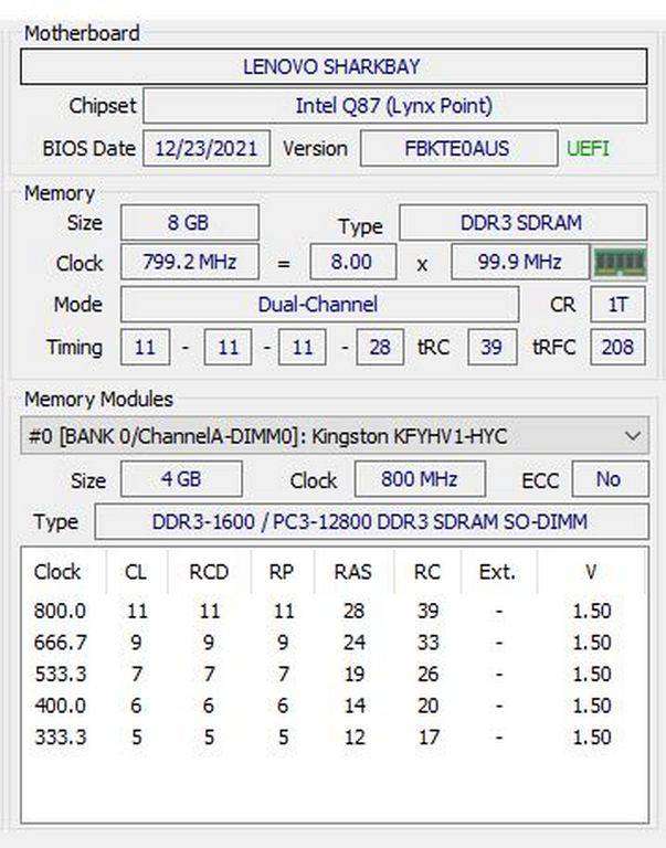 Lenovo ThinkCentre M93P - i3 8Gb RAM 240GB SSD Win10