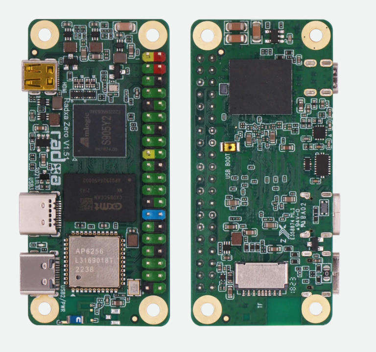 Radxa Zero SBC - 4Gb - 32Gb EMMC - Quad Core A53 1.8Ghz