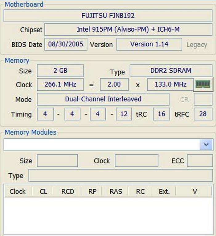 Fujitsu Siemens Lifebook E8020  Windows XP Laptop - ATi graphics (2005)
