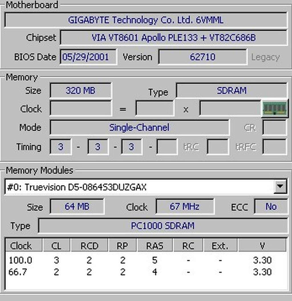 Vintage Gigabyte Micro-ATX Desktop PC.