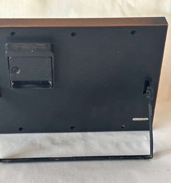 LOCOMOTIVE FRAMED CLOCK "WATCH SPARES"