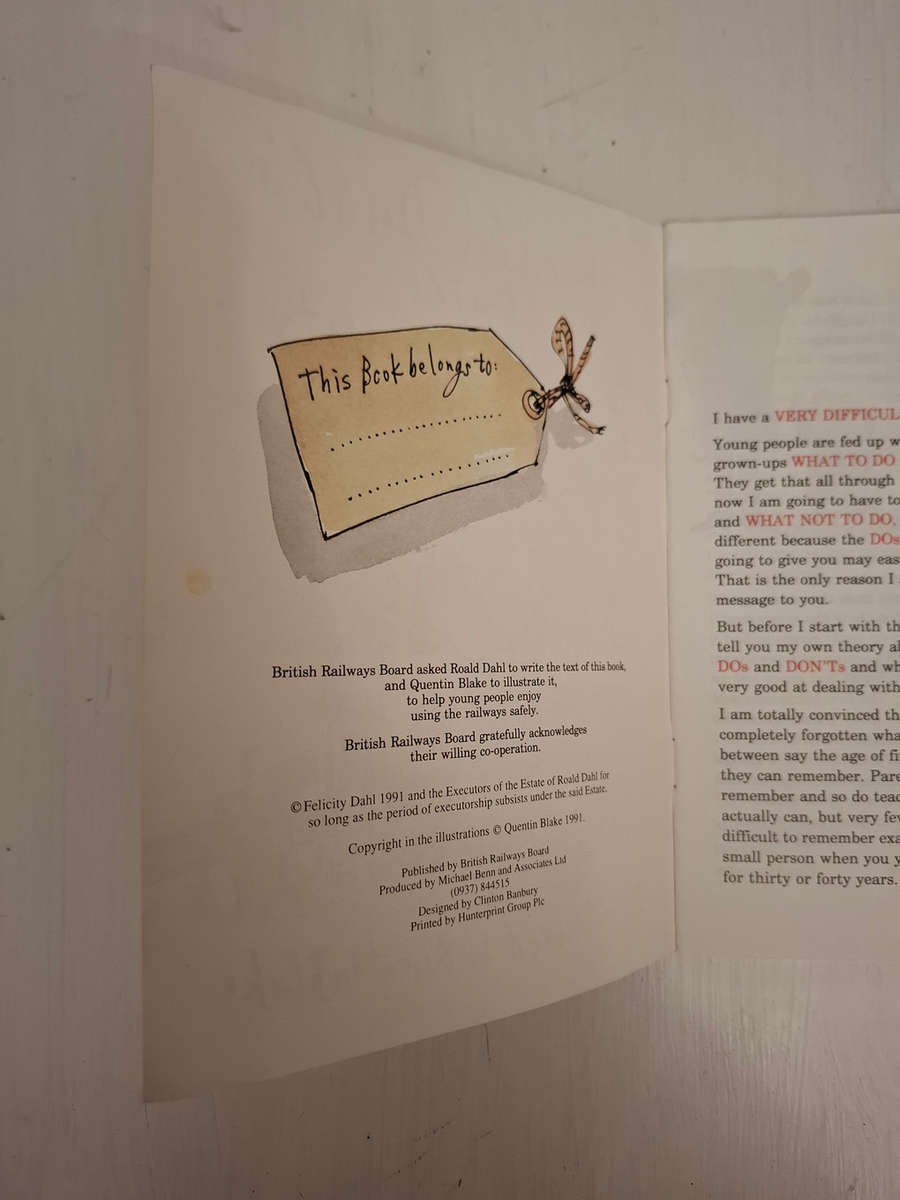 Roald Dahl's Guide to Railway Safety