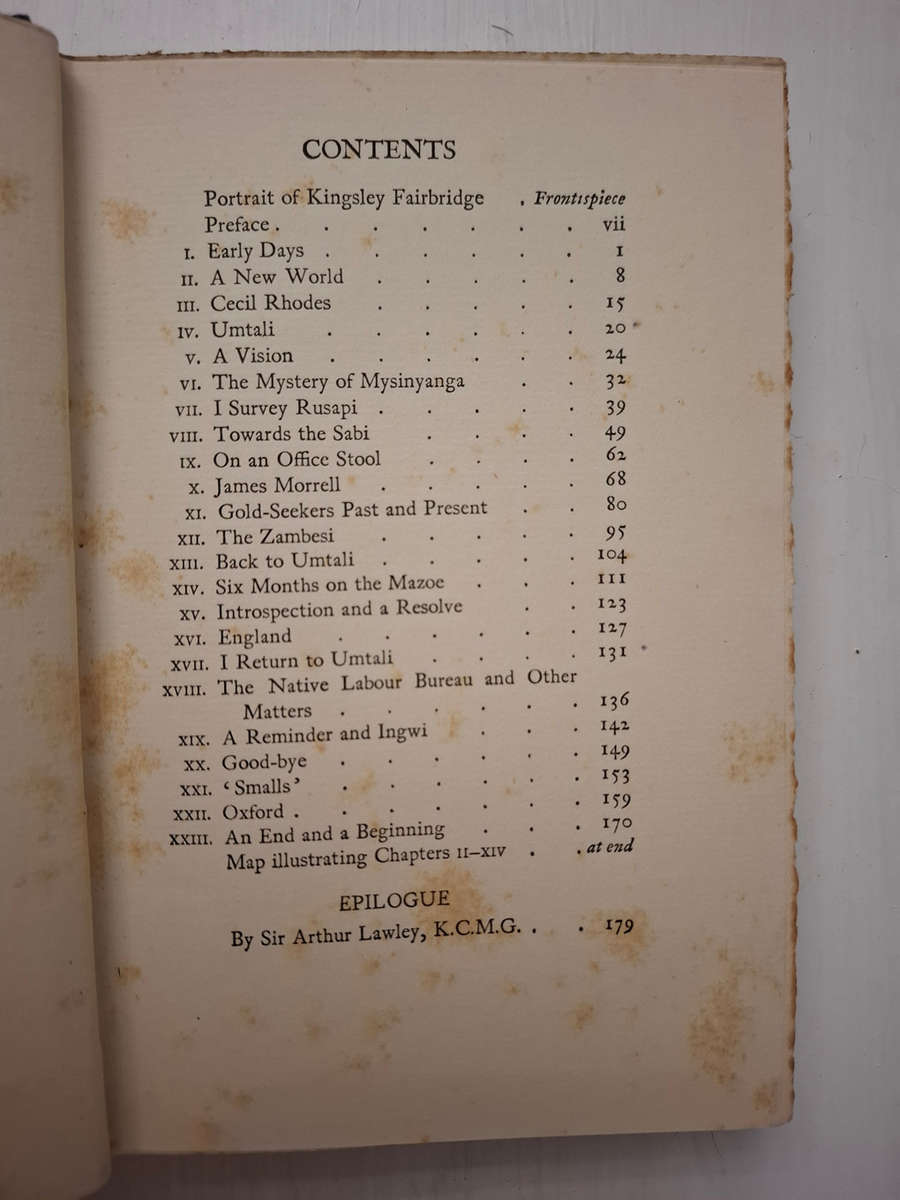 The Autobiography of Kingsley Fairbridge