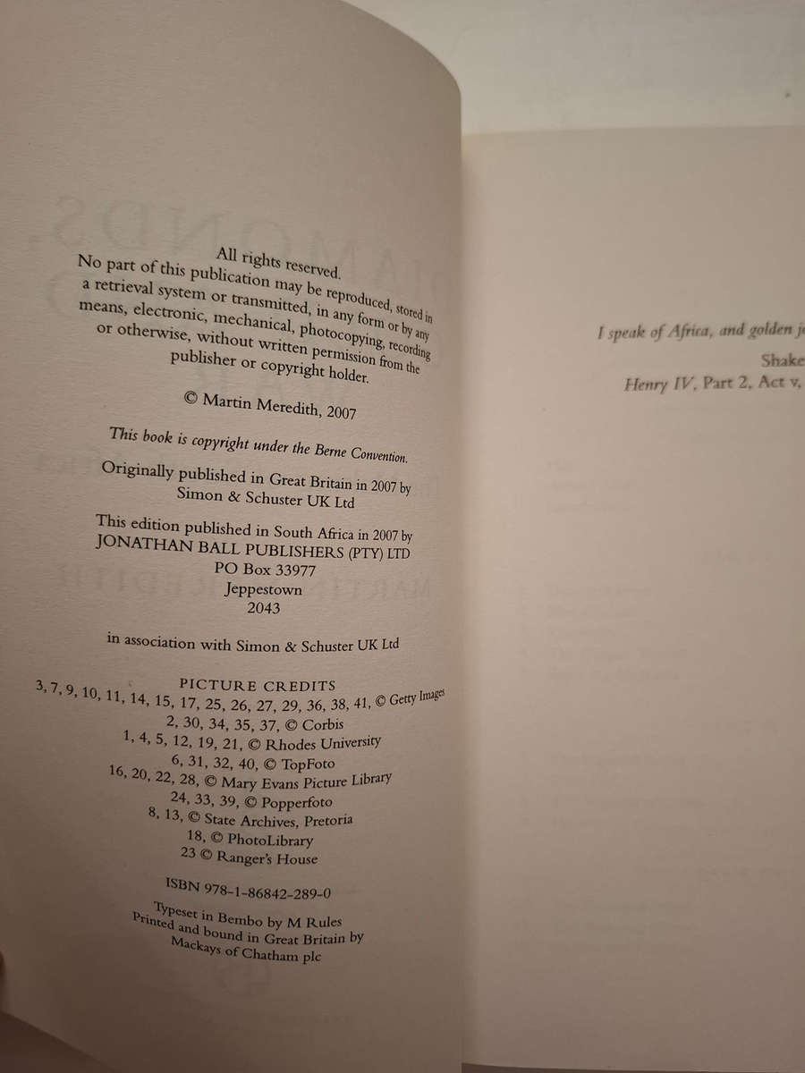 Diamonds, Gold and War: The Making of South Africa (Martin Meredith)