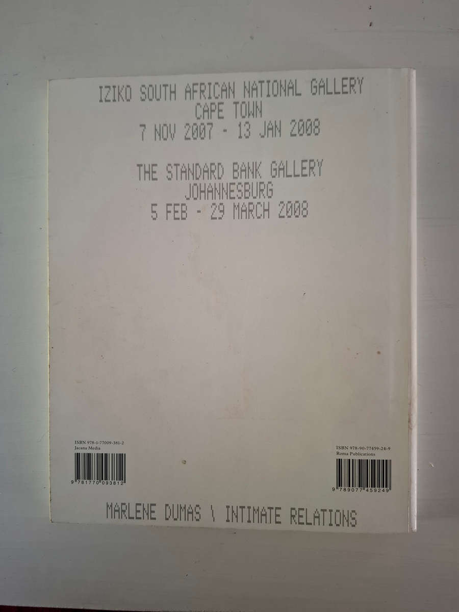 Marlene Dumas Intimate Relations