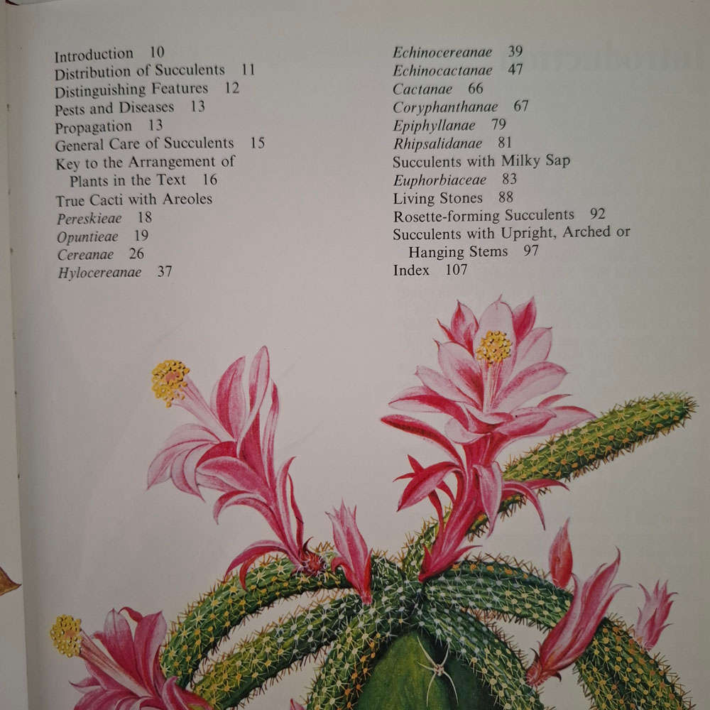 The Collingridge Book of Cacti and other succulents, Illustrated by June Baker - Rochford, Thomas C.