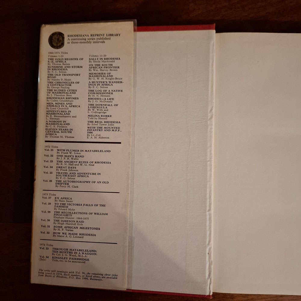 Through Matabeleland: The record of a ten months' trip in an ox-waggon through Mashonaland and Matab