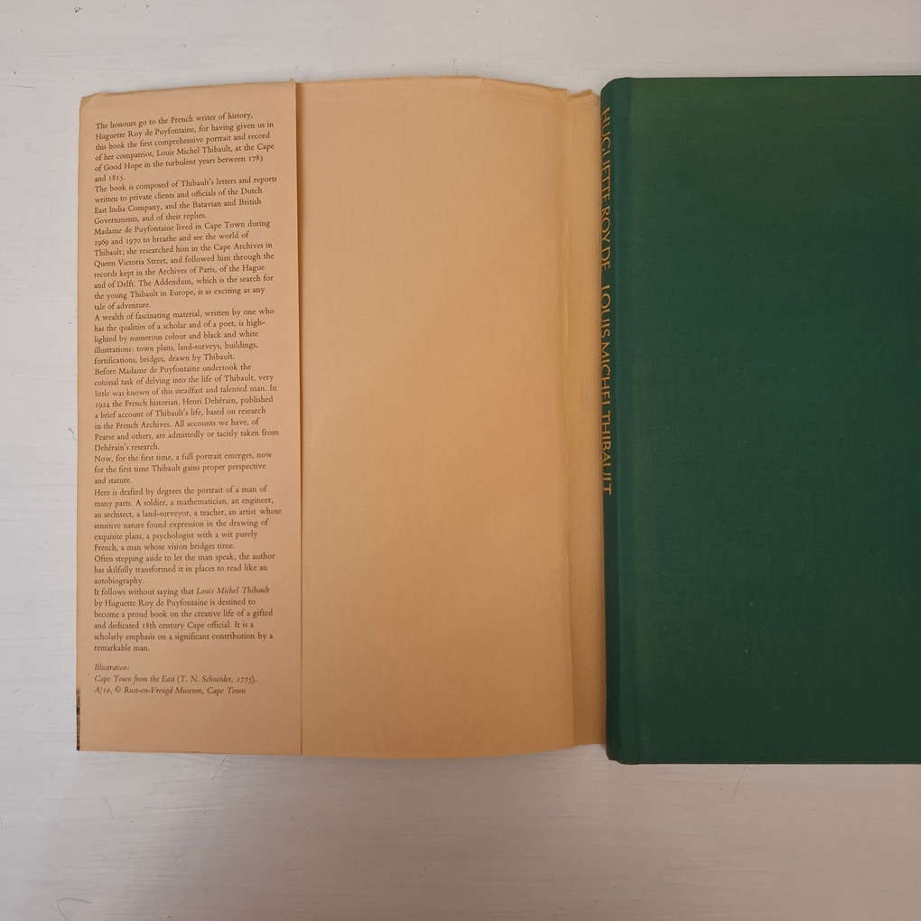 Louis Michel Thibault, 1750-1815,: His Official Life at the Cape of Good Hope Huguette Roy de Puyfon