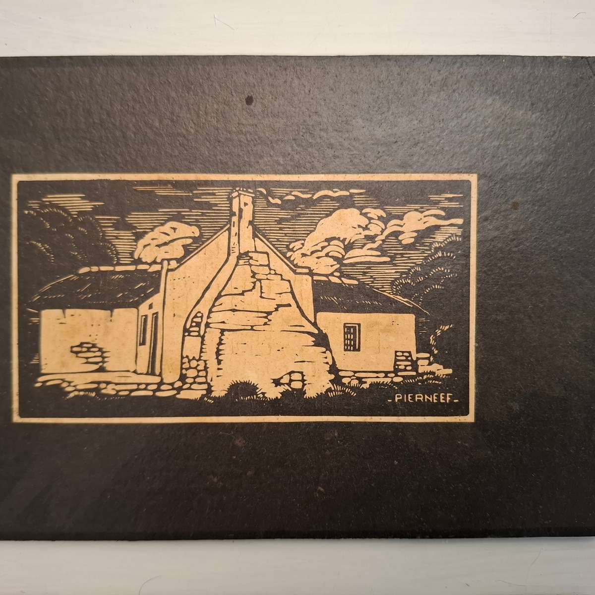 Pierneef - 5 Prints, mounted on board