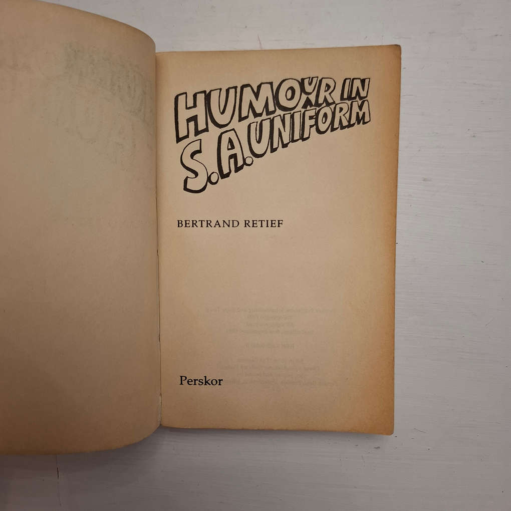 Humour In S. A. Uniform (Bertrand Retief)