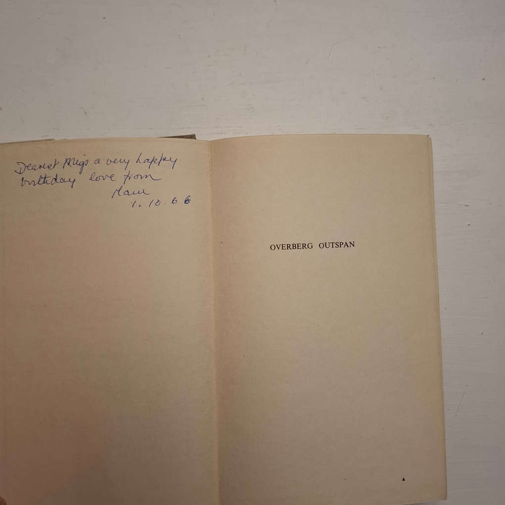 Overberg Outspan - A chronicle of people and places in the south western districts of the Cape